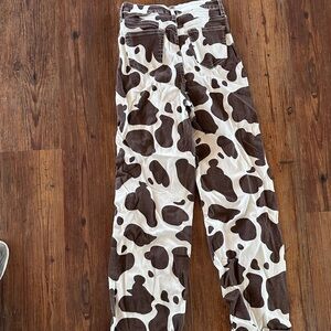 Fashion Nova Cow print  Patterned Pants